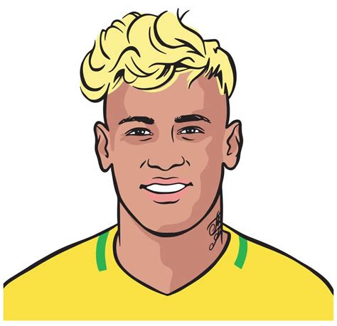 neymar em desenho animado|17 melhor ideia de Neymar desenho 